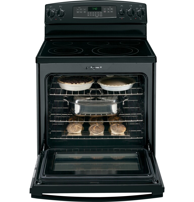 30" Free-Standing Electric Convection Range JB740DFBB