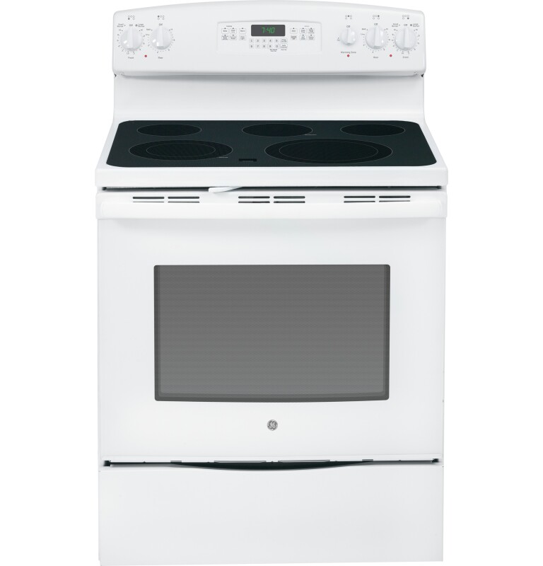 30" Free-Standing Electric Convection Range JB740DFWW