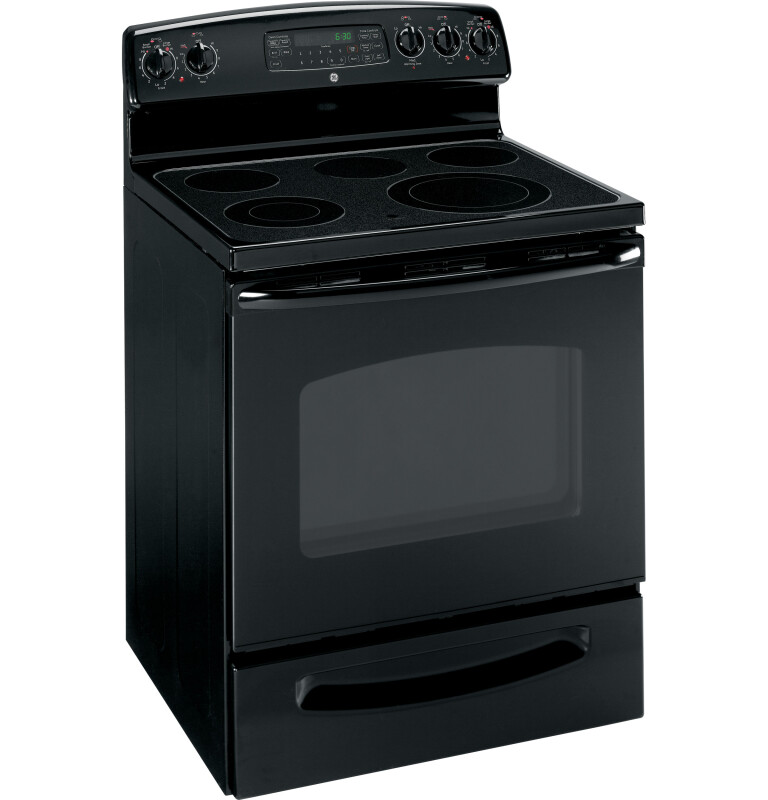 30" Free-Standing Electric Convection Range JB740DPBB