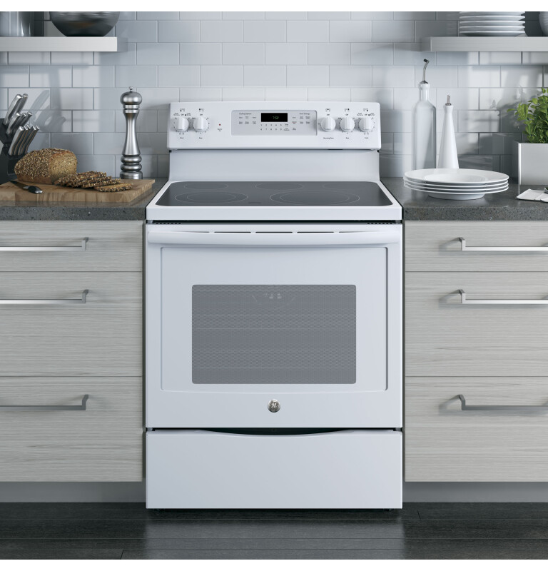 30" Free-Standing Electric Convection Range JB750DJWW