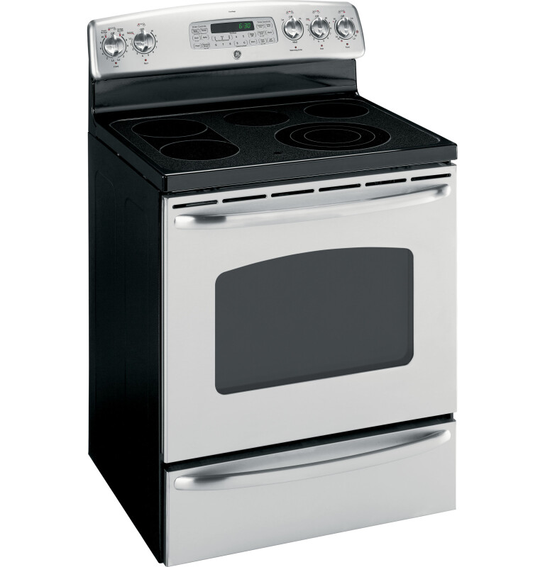 30" Free-Standing Electric Convection Range with Warming Drawer JB840SPSS