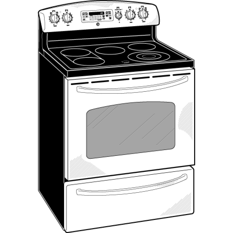30" Free-Standing Electric Convection Range with Warming Drawer JB840SPSS