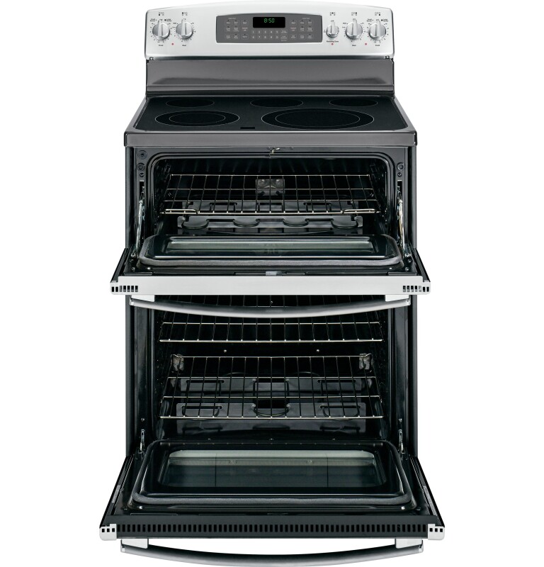 30" Free-Standing Electric Double Oven Range JB850SFSS