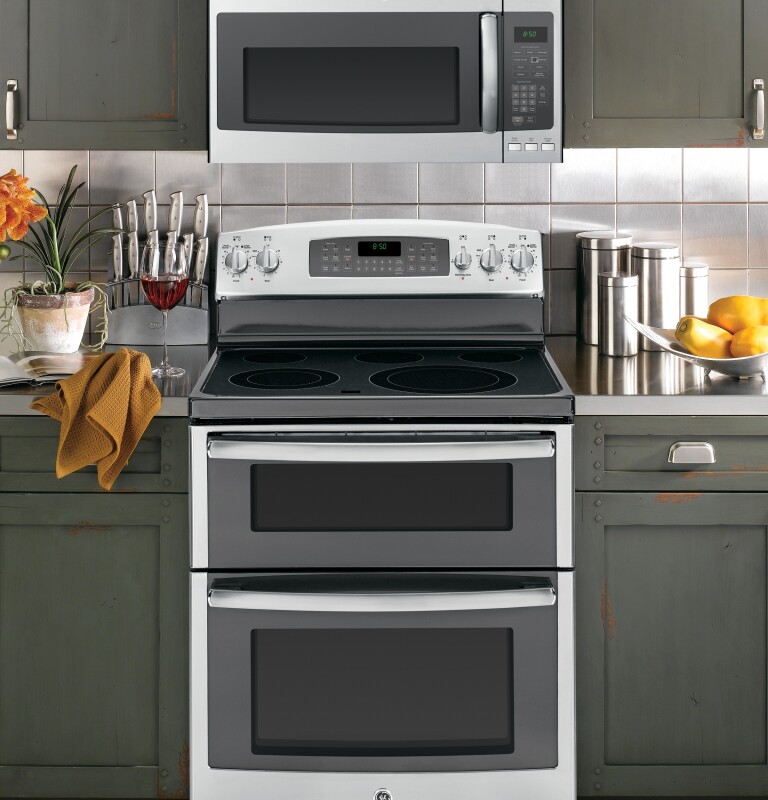 30" Free-Standing Electric Double Oven Range JB850SFSS