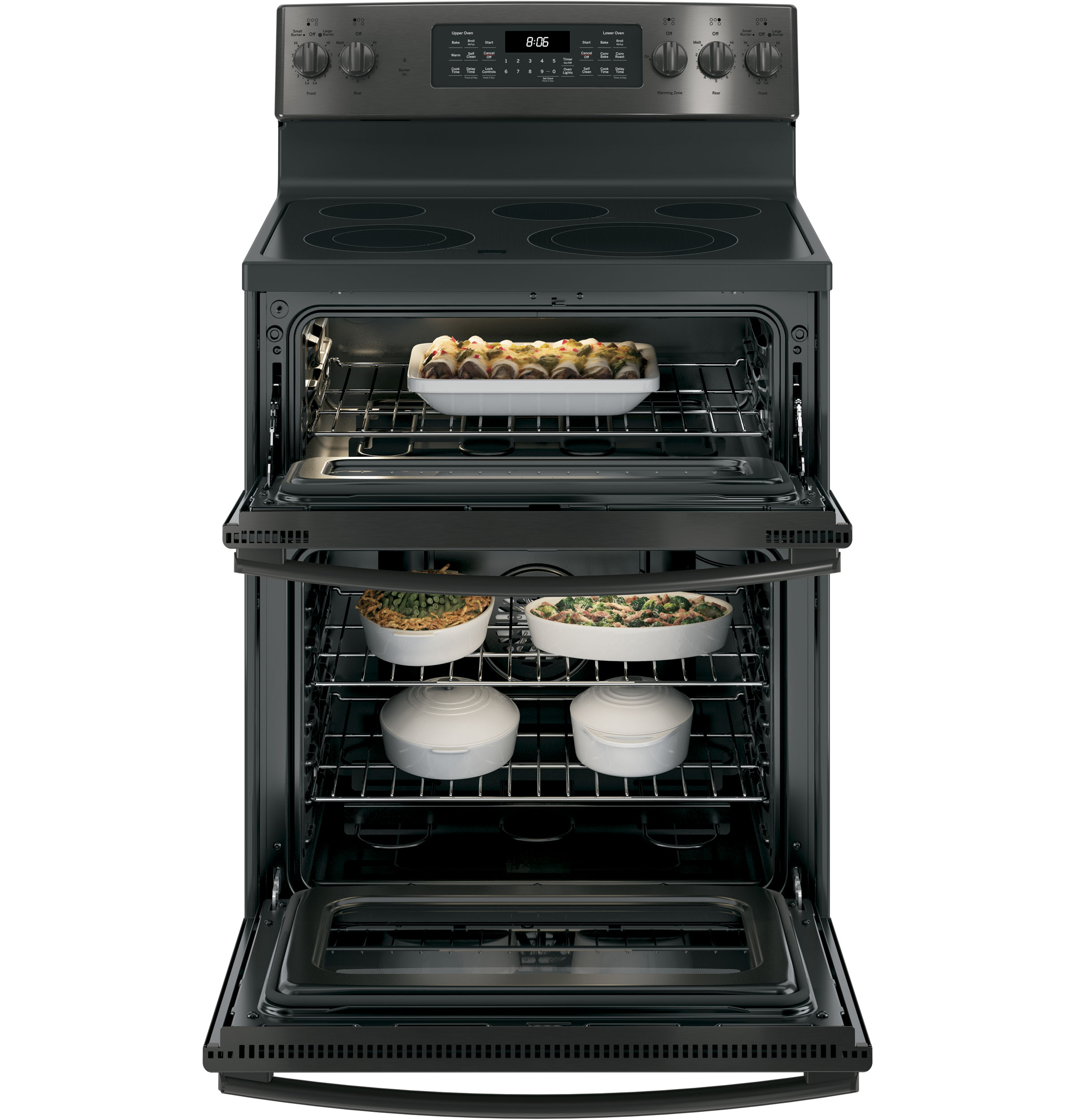 30" Free-Standing Electric Double Oven Convection Range JB860BJTS