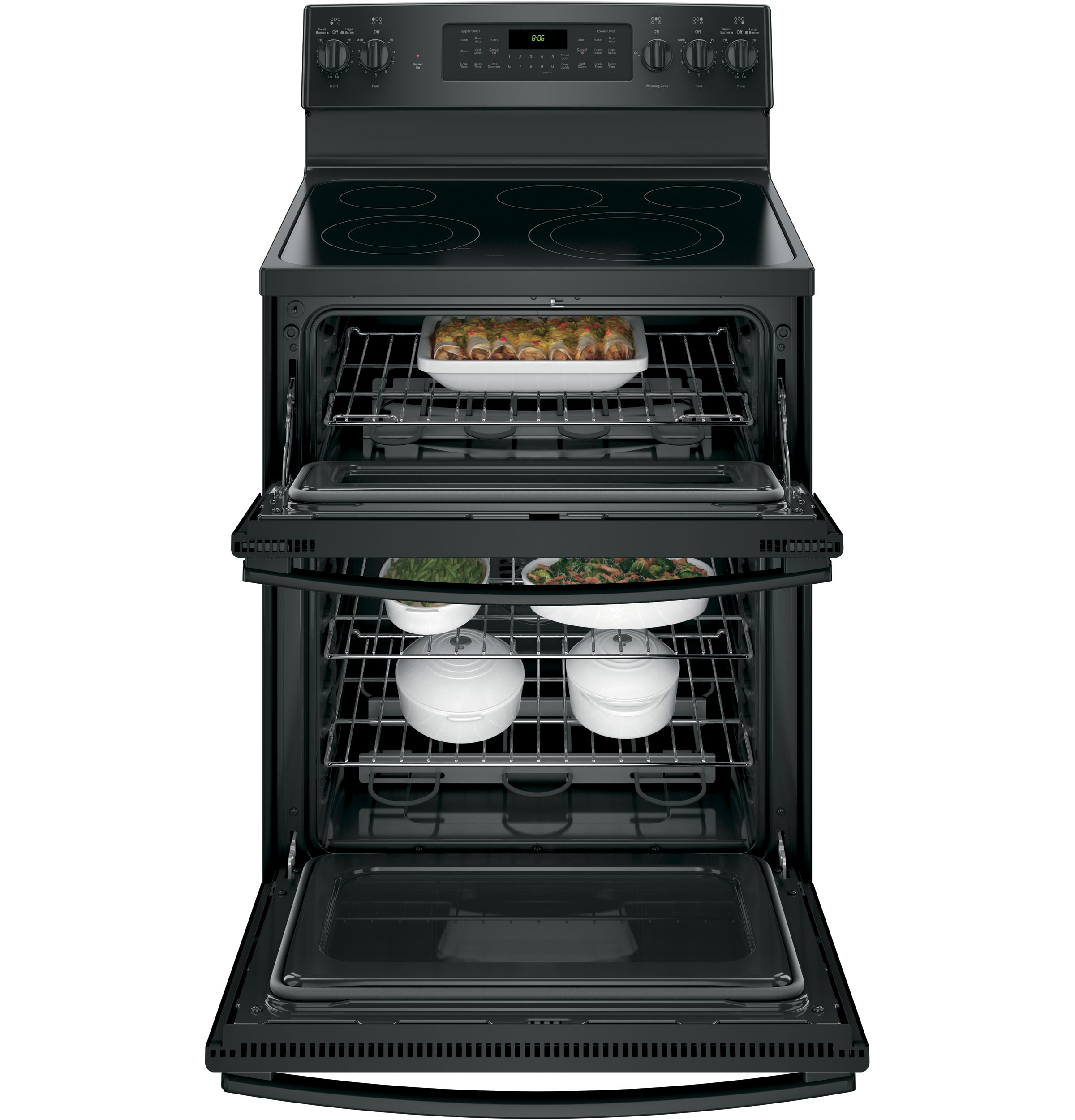 30" Free-Standing Electric Double Oven Convection Range JB860DJBB