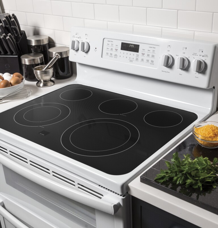 30" Free-Standing Electric Double Oven Convection Range JB860DJWW