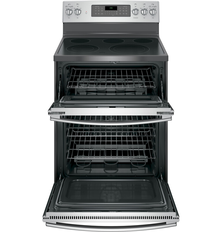 30" Free-Standing Electric Double Oven Convection Range JB860SJSS