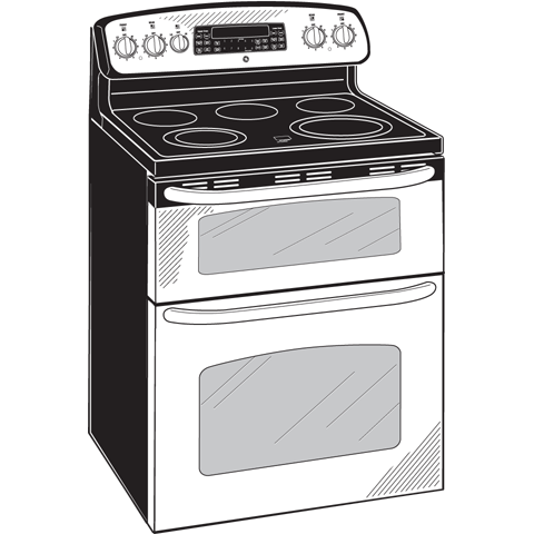 30" Free-Standing Electric Double Oven Convection Range JB870SRSS