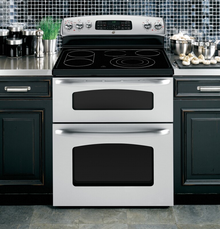 30" Free-Standing Electric Double Oven Convection Range JB870STSS