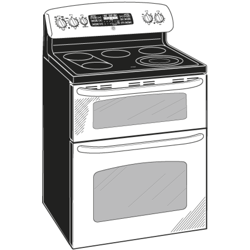 30" Free-Standing Electric Double Oven Convection Range JB870STSS
