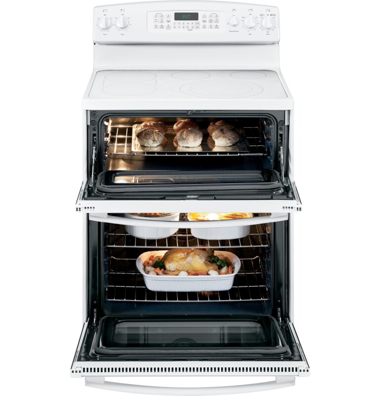 30" Free-Standing Electric Double Oven Range with Convection JB870TFWW
