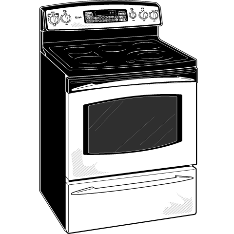 30" Free-Standing Electric Range JB910SLSS
