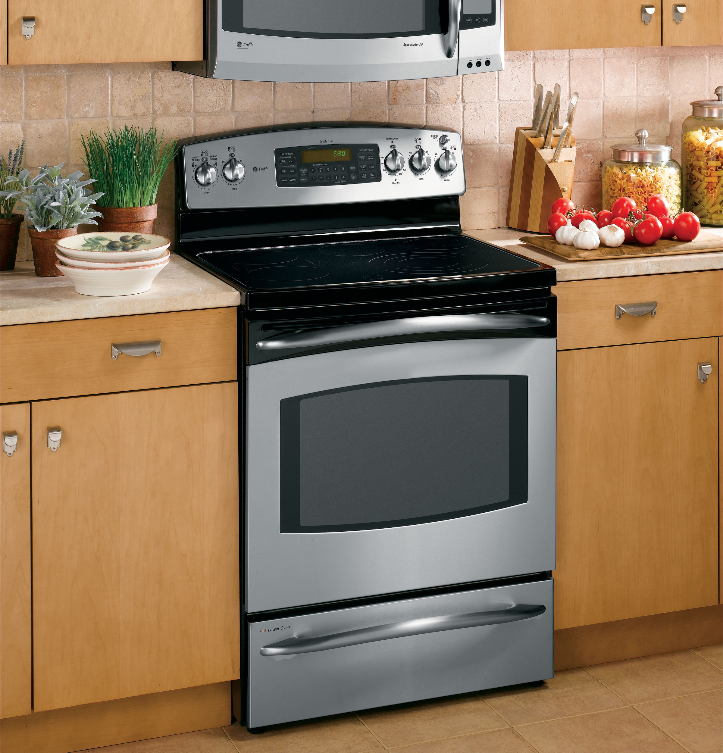30" Free-Standing Double Oven Range JB968SLSS
