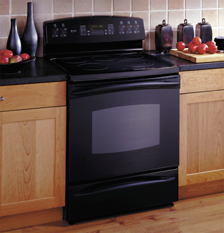 30" Free-Standing Electric Convection Range JB988BHBB