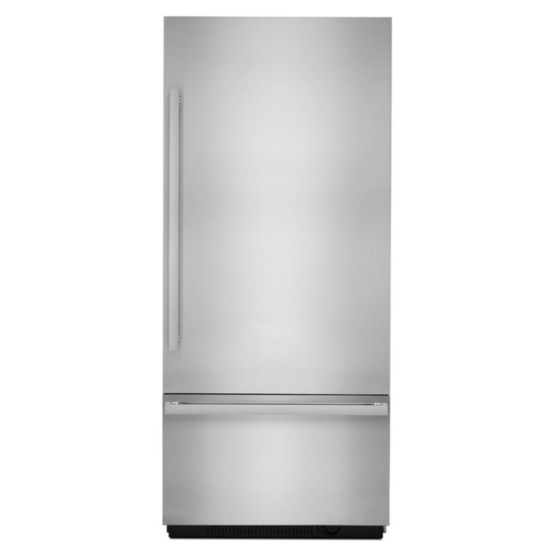 JennAir NOIR™ 36" Fully Integrated Built-In Bottom-Freezer Refrigerator Panel-Kit (Right-Swing) Stainless Steel JBBFR36NHM Picture 1