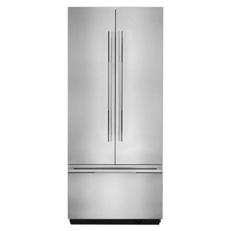 JennAir RISE™ 36" Fully Integrated Built-In French Door Refrigerator Panel-Kit Stainless Steel JBFFS36NHL Picture 1