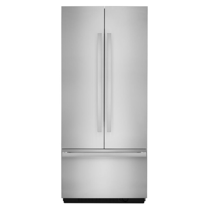 JennAir NOIR™ 36" Fully Integrated Built-In French Door Refrigerator Panel-Kit Stainless Steel JBFFS36NHM Picture 1