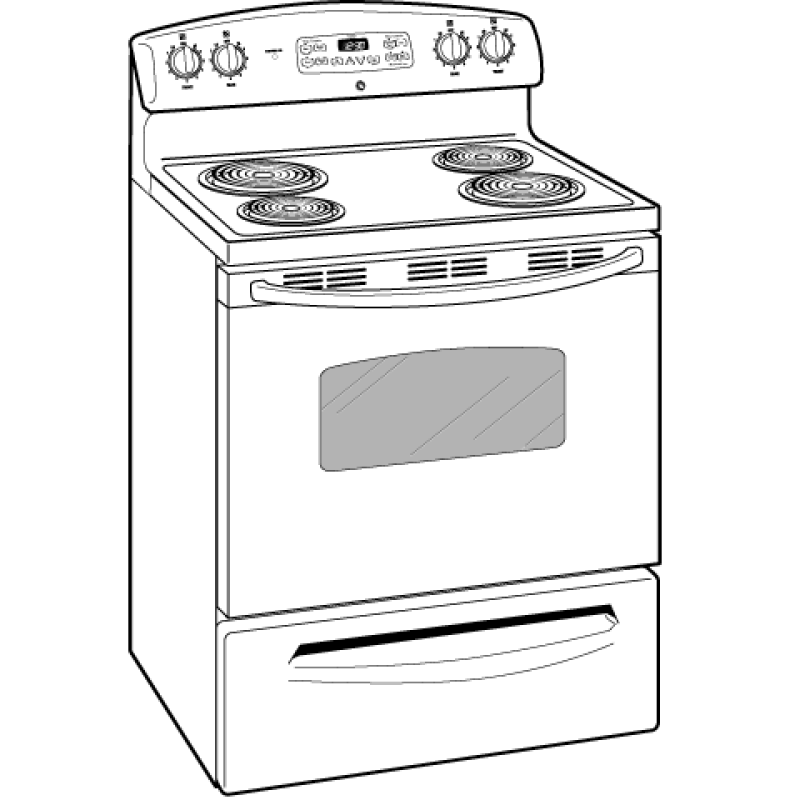 30" Free-Standing Electric Range JBP23DNBB