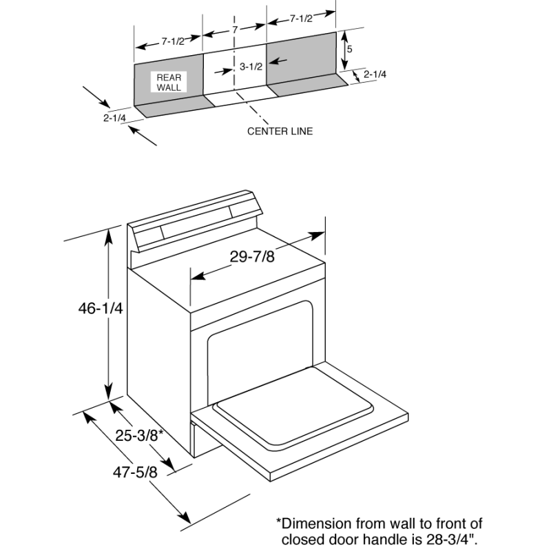 30" Free-Standing Electric Range JBP23DNWW
