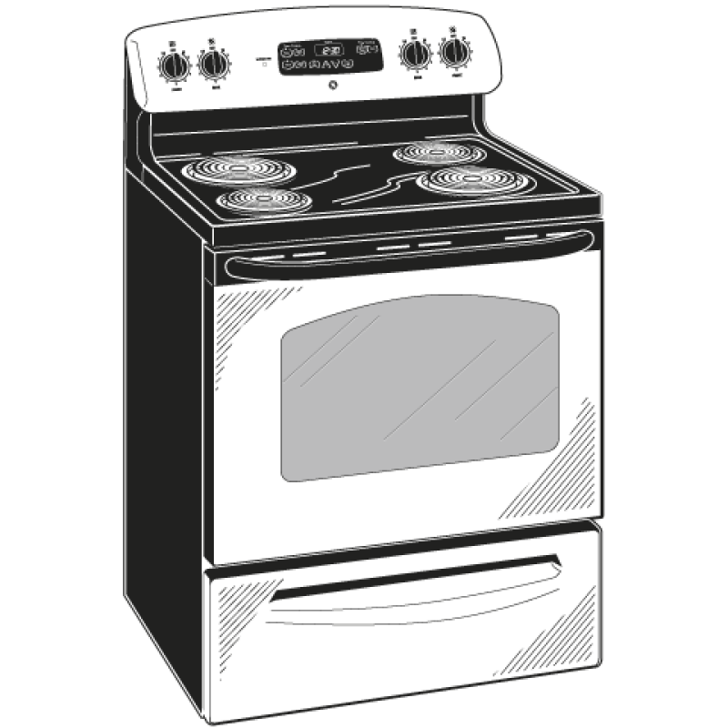 30" Free-Standing Electric Range JBP23GRSA