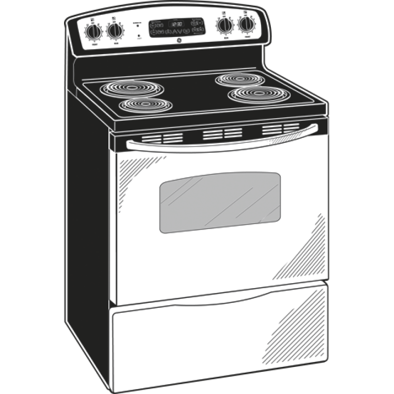 30" Free-Standing Electric Range JBP23SPSS