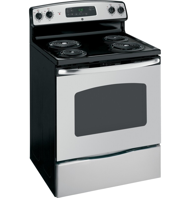 GE 30" Free-Standing Electric Range Stainless Steel JBP23SRSS Picture 1