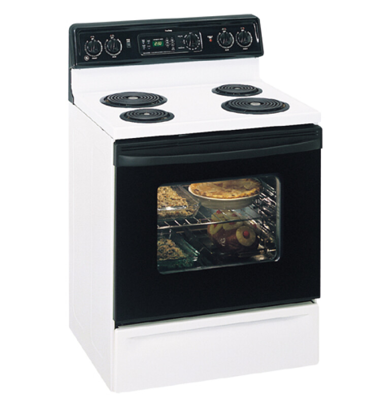 GE Spectra 30" Free-Standing QuickClean™ Electric Range Bisque JBP35BBCT Picture 1
