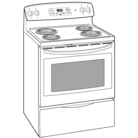 30" Free-Standing Electric Range JBP35DDWW
