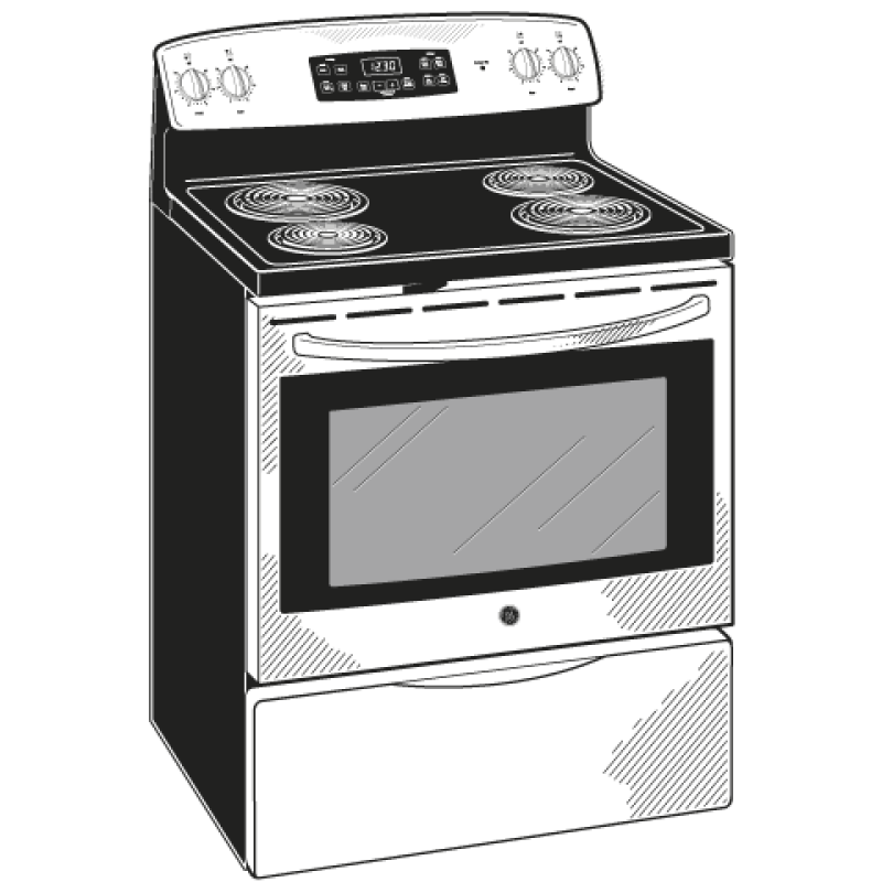 30" Free-Standing Electric Range JBP35SDSS