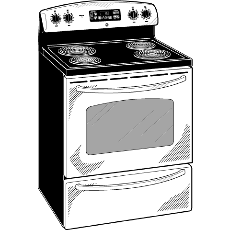 30" Free-Standing Electric Range JBP35SMSS