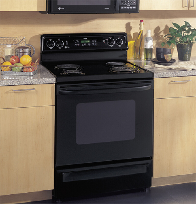 GE Profile Spectra 30" Free-Standing QuickClean™ Electric Range Black JBP48BBBB Picture 1