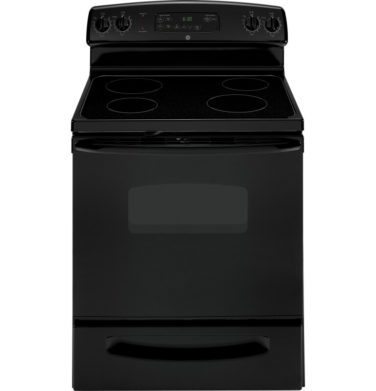 30" Free-Standing CleanDesign Electric Range JBP62DMBB