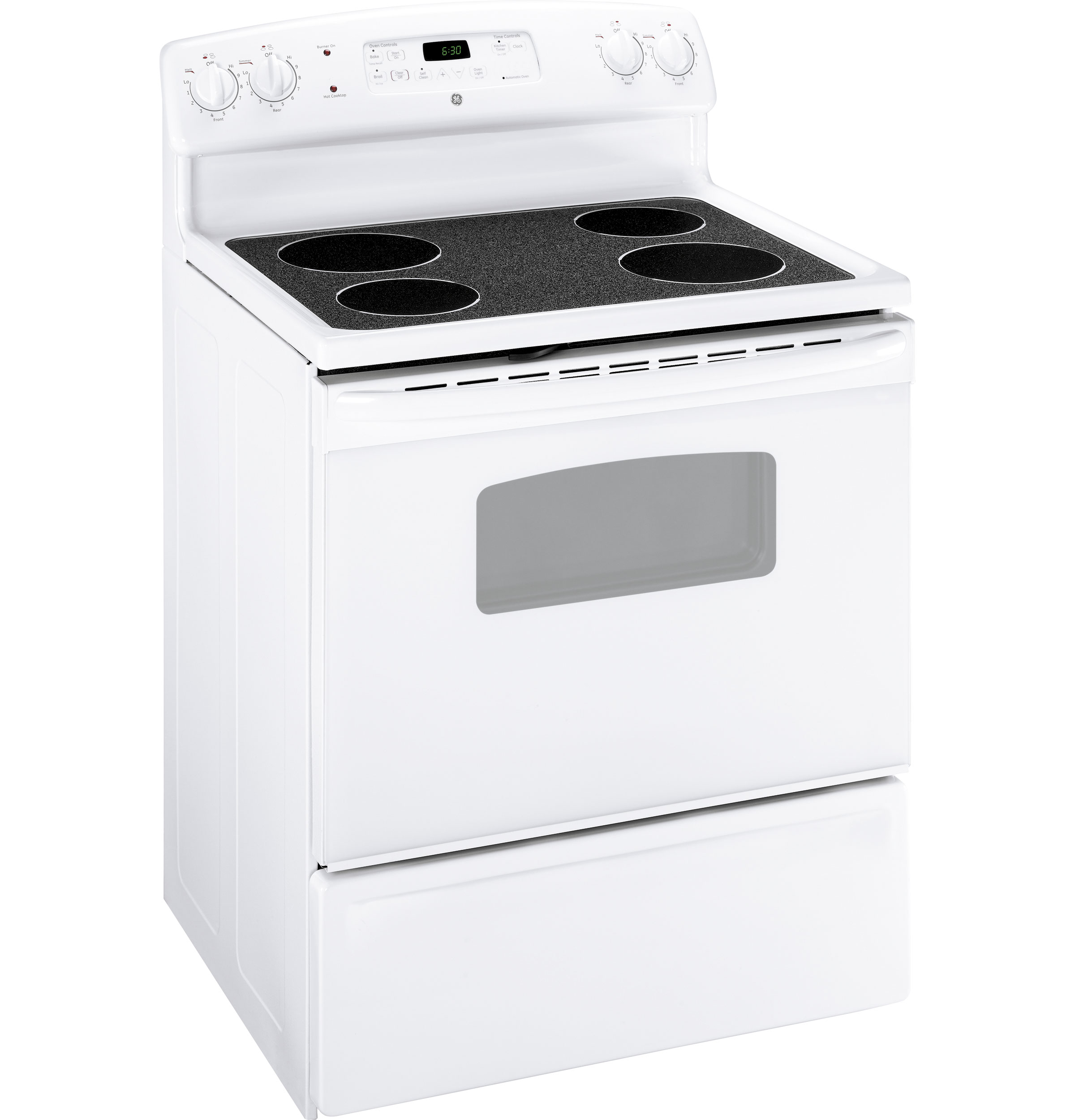 30" Free-Standing CleanDesign Electric Range JBP62DMWW