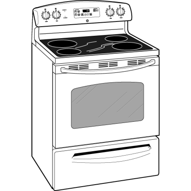 30" Free-Standing Electric Range JBP64DMCC