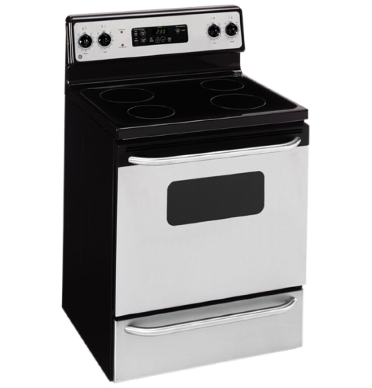 GE 30" Free-Standing Electric Range Stainless Steel JBP64SHSS Picture 1