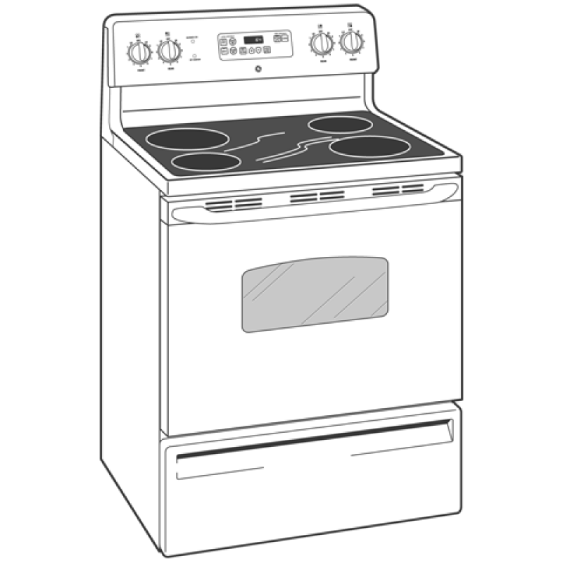 30" Free-Standing Electric Range JBP64WKWW