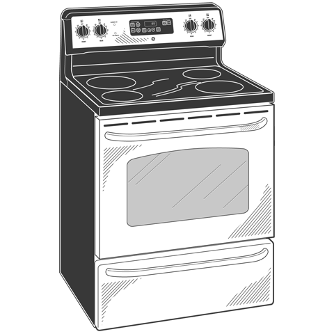30" Free-Standing Electric Range JBP65SKSS