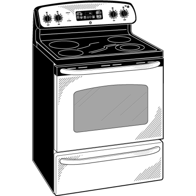 30" Free-Standing Electric Range JBP66SMSS