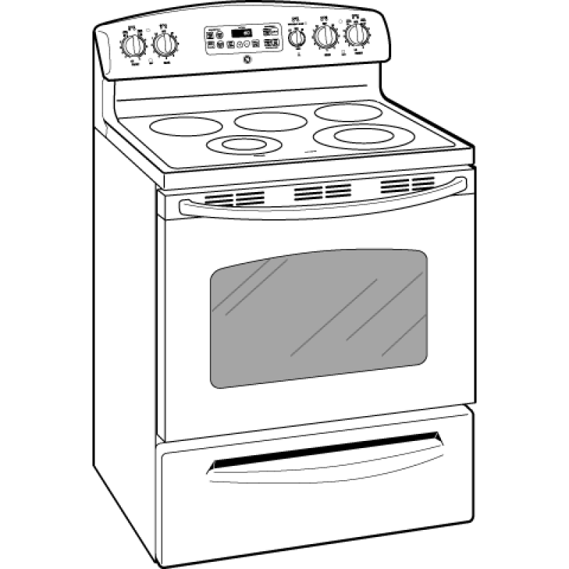 30" Free-Standing Electric Range JBP80DMWW