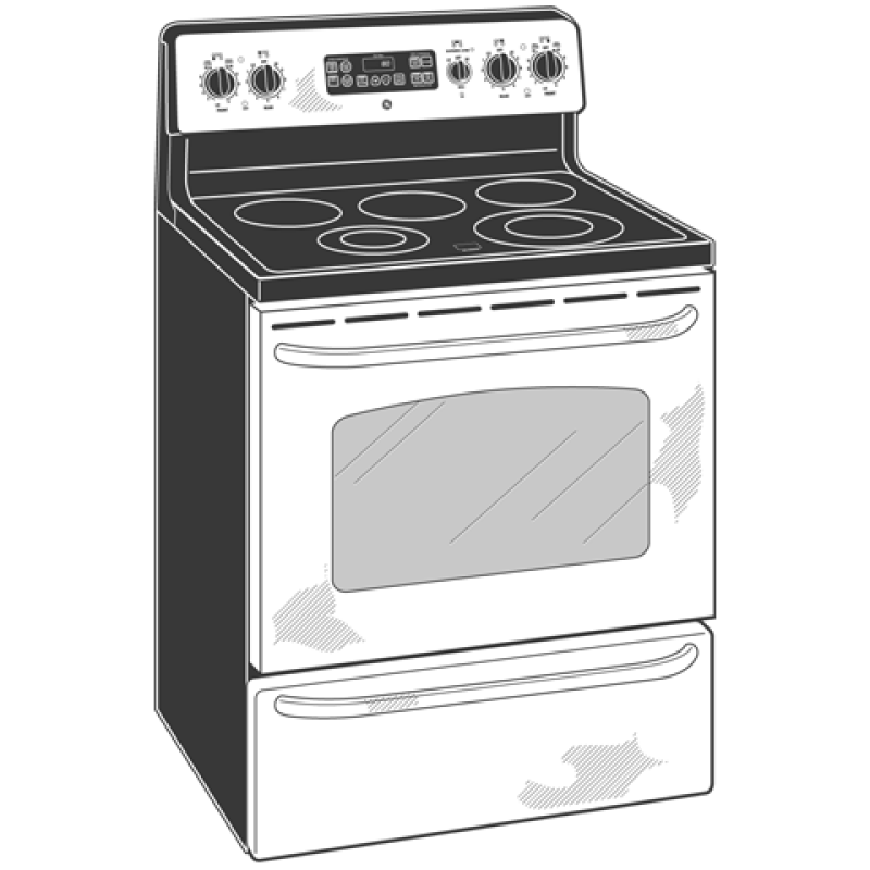 30" Free-Standing Electric Range JBP80SKSS