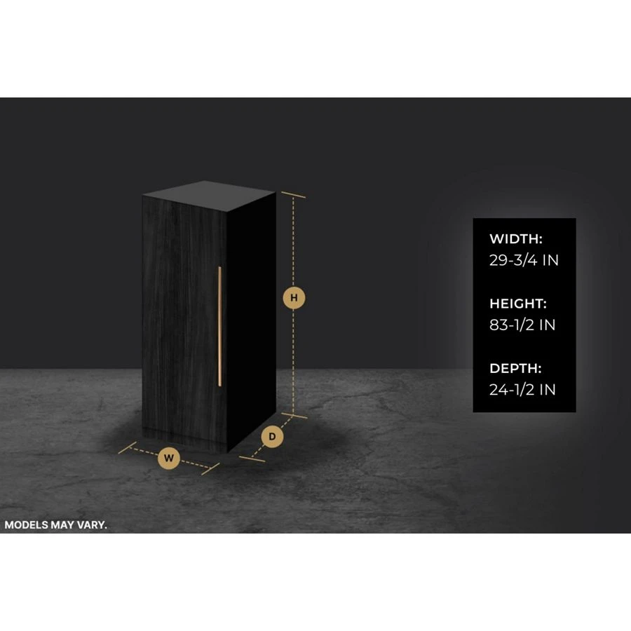 30" Right Swing Column Refrigerator Featuring Slimtech Insulation Technology In Door JBRFSR30RX