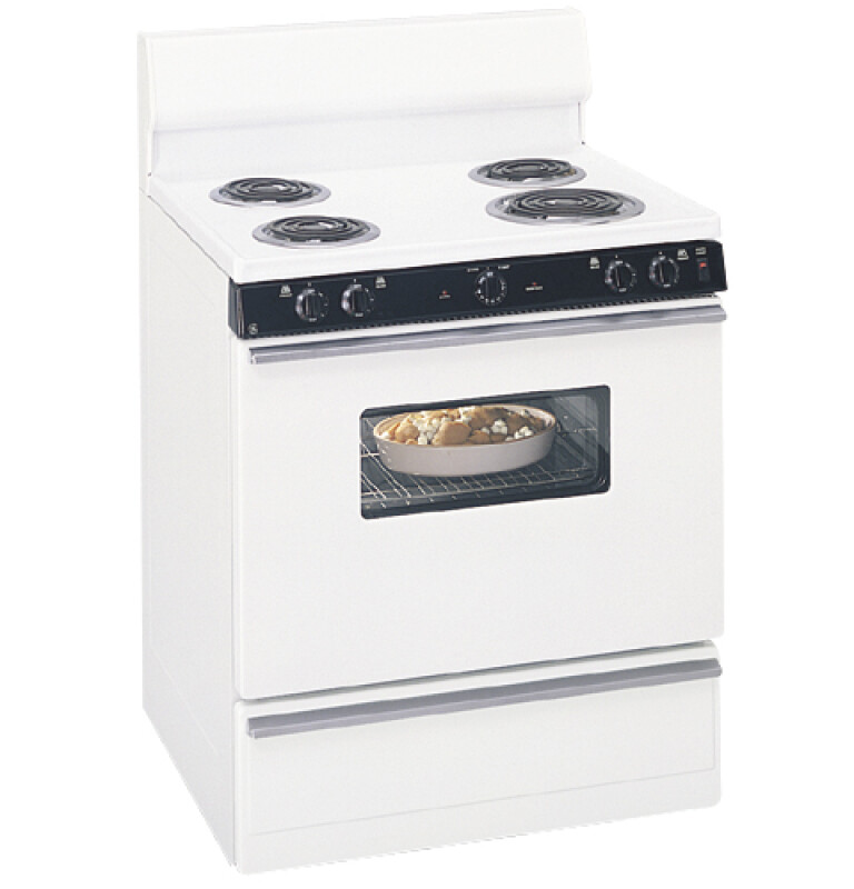 GE 30" Free-Standing QuickClean Electric Range Almond JBS05YAD Picture 1