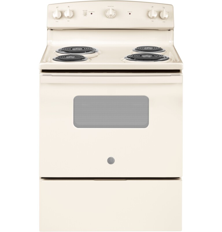 GE 30" Free-Standing Electric Range Bisque JBS160DMCC Picture 1