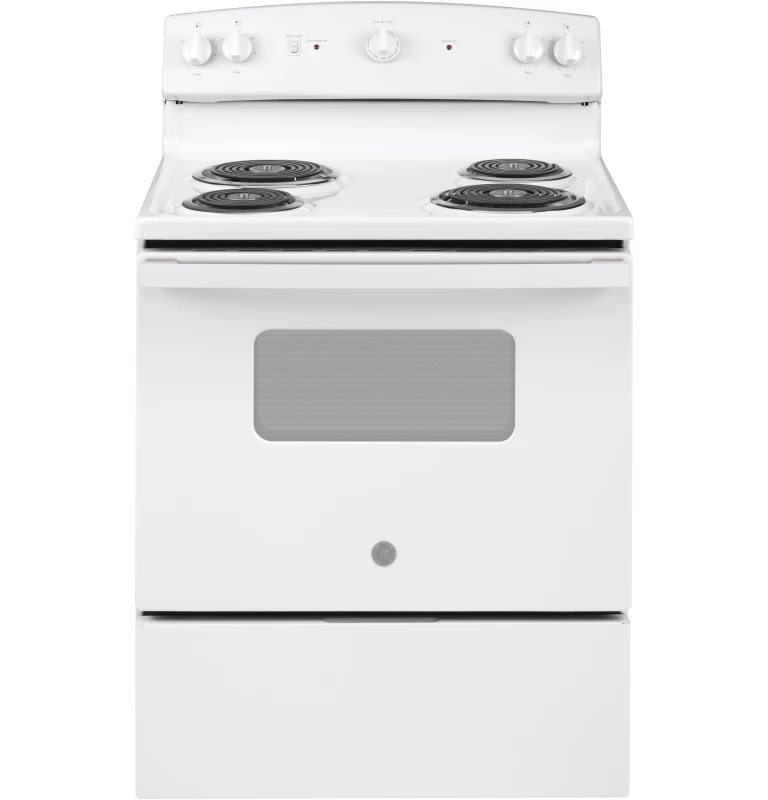 GE 30" Free-Standing Electric Range White JBS160DMWW Picture 1
