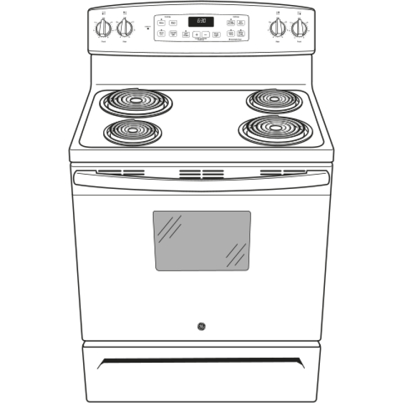 30" Free-Standing Electric Range JBS27DFBB