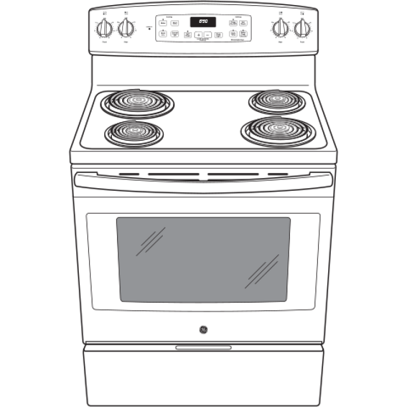 30" Free-Standing Electric Range JBS360DMBB