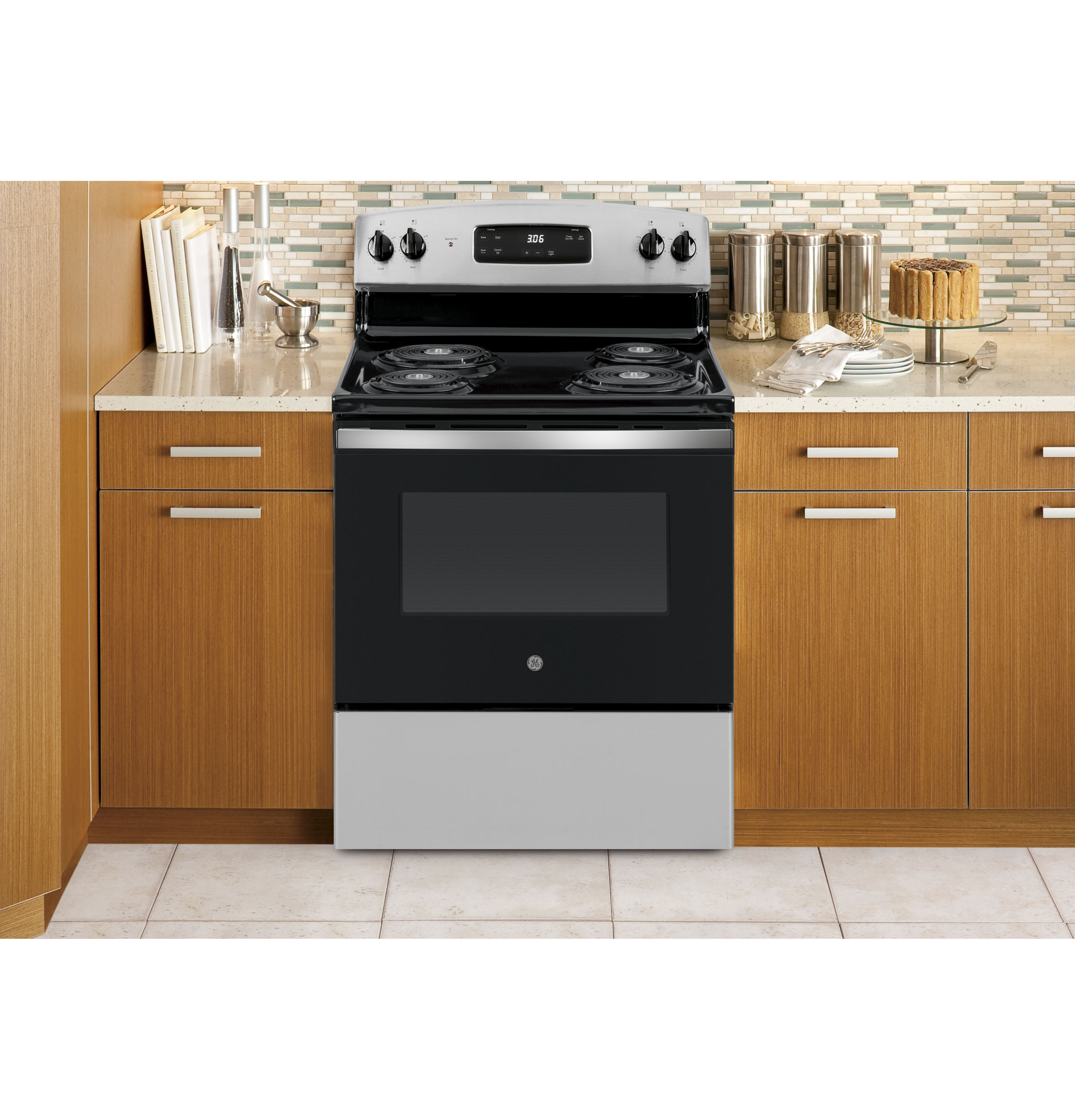 30" Free-Standing Electric Range JBS360RTSS