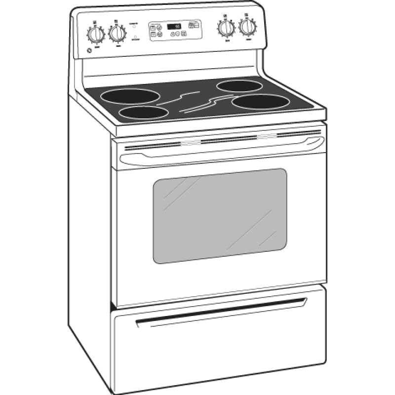 30" Free-Standing Electric Range JBS55BJBB