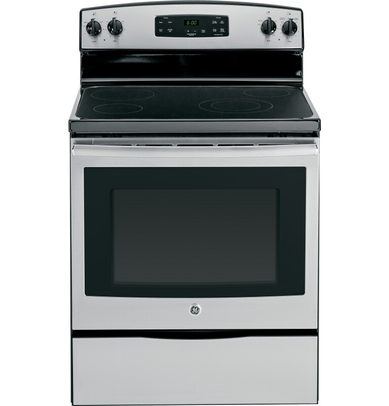 GE 30" Free-Standing Electric Range Stainless Steel JBS60RFSS Picture 1